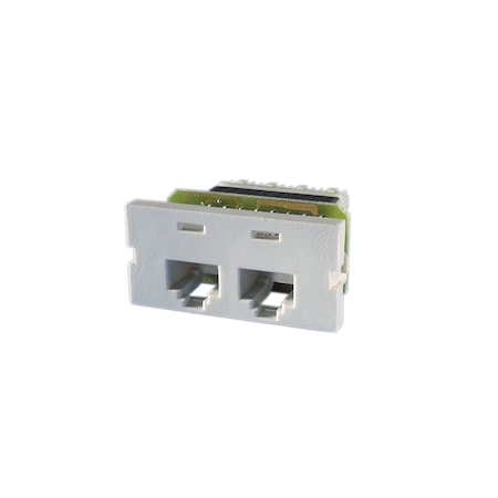 Ortronics BLANK INSERT MODULE, 1 UNIT SPACE SERIES II, FOG WHITE 148027